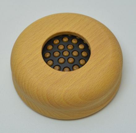 Baggy Taschenbürste. Bürstenfabrik Keller seit 1869. Holzstifte eingeklappt.