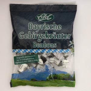Bayrische Gebirgskräuter Bonbons Eduard Edel Bonbonfabrik seit 1864