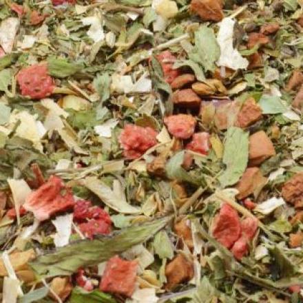 Erdbeer-Minze Kräuter- und Früchtetee