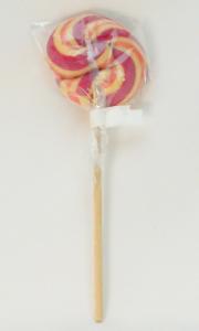 Himbeere Lolli aus der Geislinger Bonbonfabrik