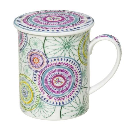 Porzellanbecher Mandala