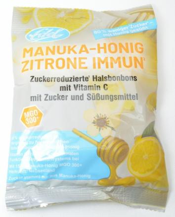 Eduard Edel Manuka-Honig Zitrone Bonbons in der original Eduard Edel Bonbontüte
