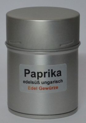 Paprika edelsüß ungarisch in Streuer mit Kunststoffeinsatz