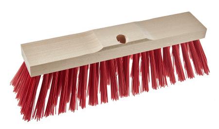 Straßenbesen rot, Elaston, 400 x 80 mm, von Fa. KELLER