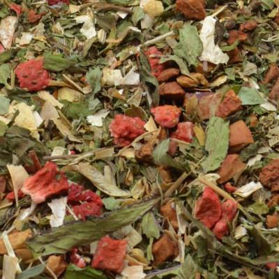 Erdbeer-Minze Kräuter- und Früchtetee