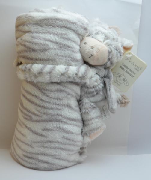 Kuscheltuch mit Zebra