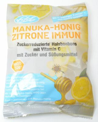 Eduard Edel Manuka-Honig Zitrone Bonbons in der original Eduard Edel Bonbontüte