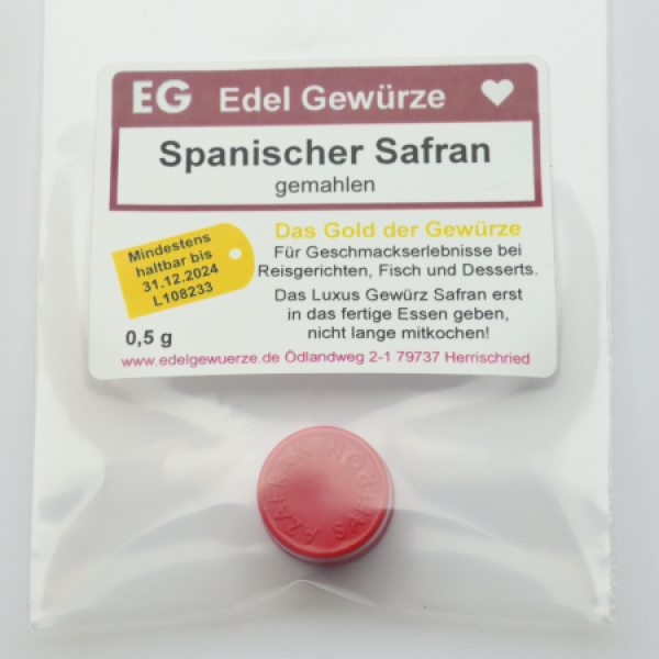 Safran in Tütchen Safran in Tütchen