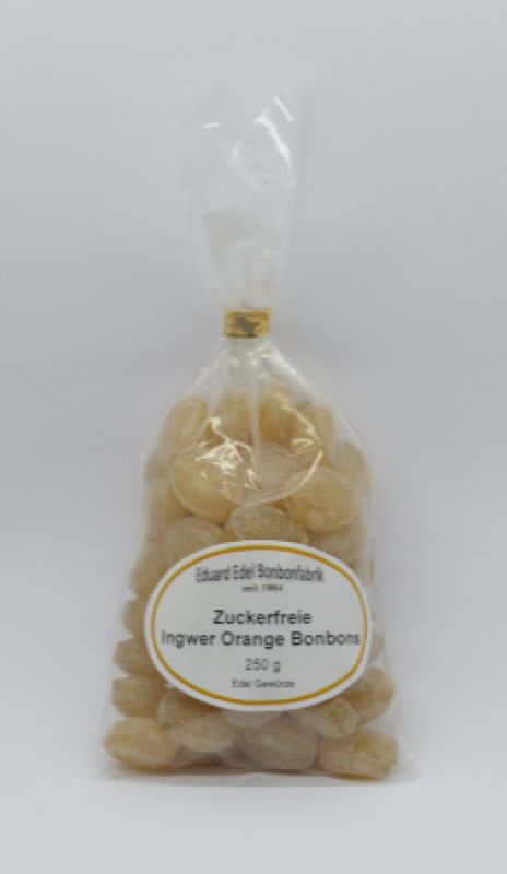 Eduard Edel zuckerfreie Ingwer Orange Bonbons