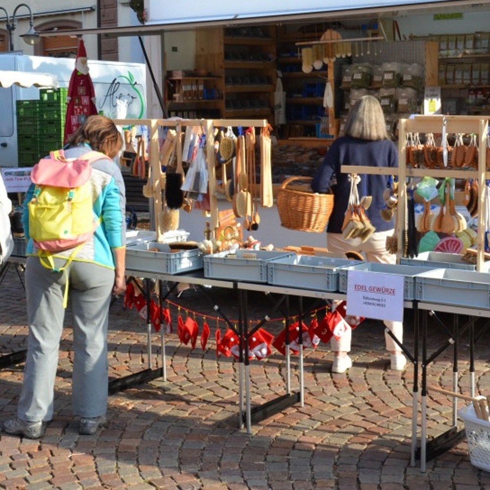 Auf dem Wochenmarkt in Todtnau